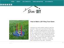 Tablet Screenshot of divaofdiy.com